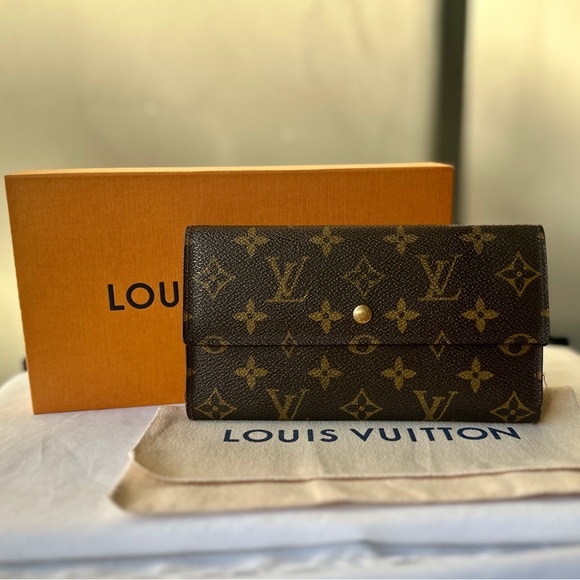 Louis Vuitton Handbags - LOUIS VUITTON Monogram SARAH Long Wallet Vintage 2000 Box Dust Bag